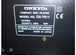 Onkyo DX-7911 Intégra