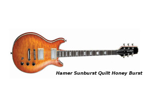 Hamer Sunburst Archtop Quilt SATQ
