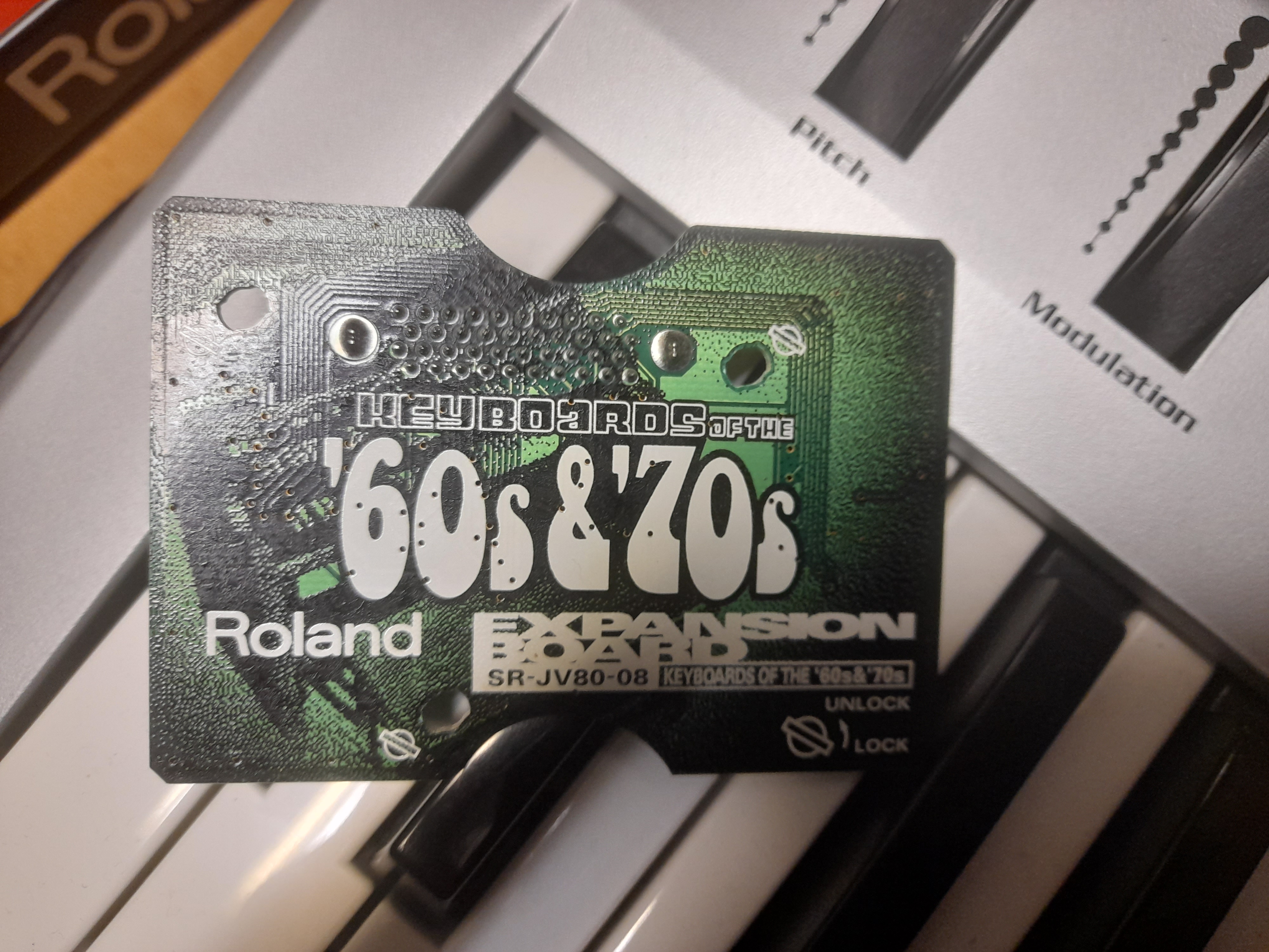 Photos et images Roland SR-JV80-08 60s & 70s Keyboards - Audiofanzine