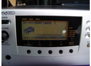 Roland SC 8850 screen view