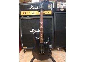 MusicMan John Petrucci 6 Stealth Black Rosewood Fretboard with Matching Headstock and JP Inlays