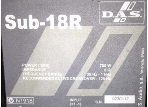 DAS Sub-18R (30135)