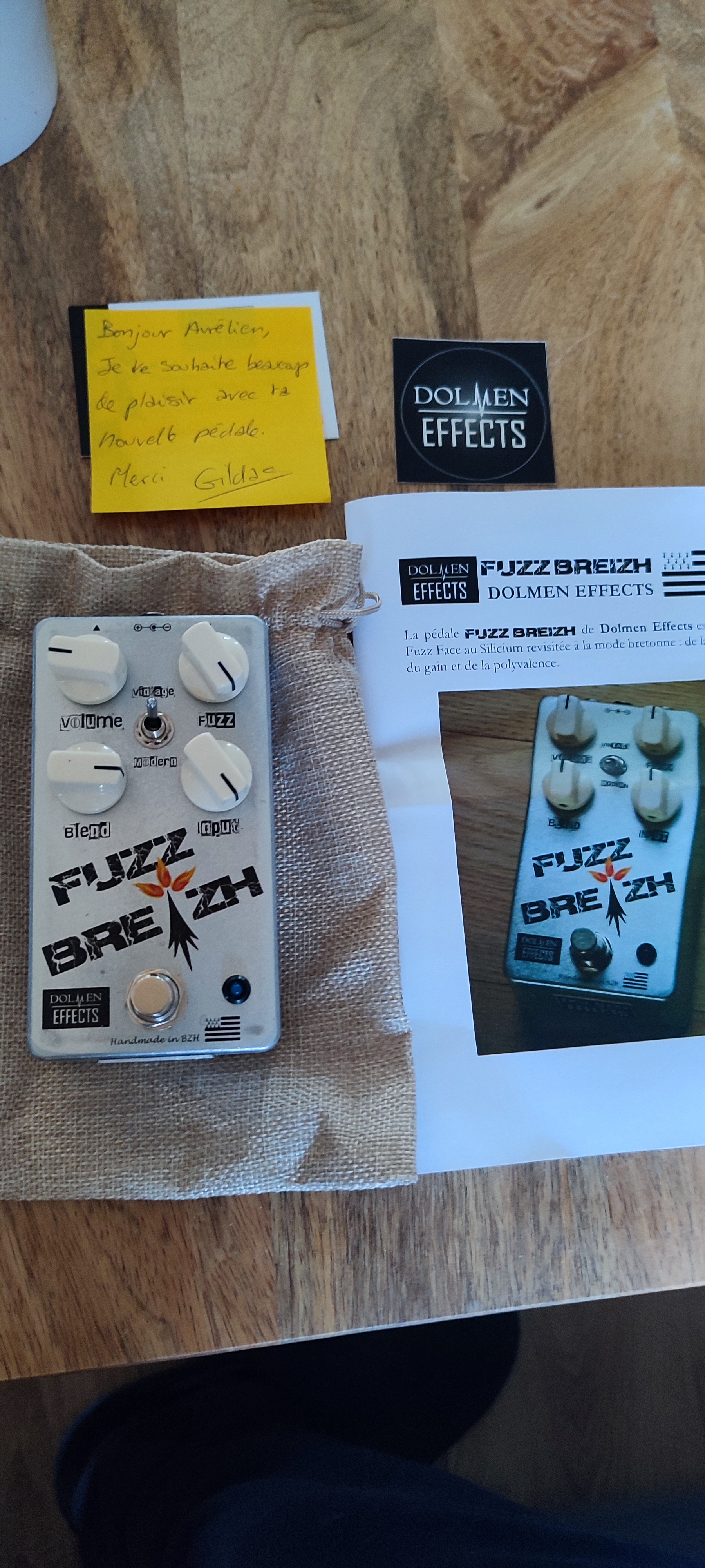Dolmen Effects Fuzz Breizh