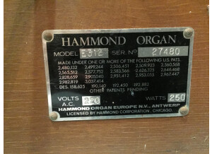 Hammond E312