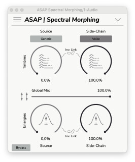 Ircam ASAP : spectral-morphing