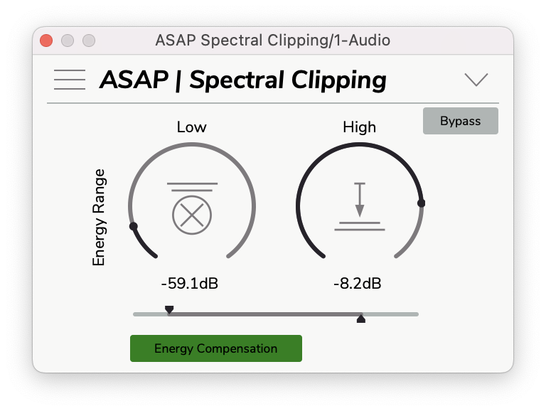 Ircam ASAP : spectral-clipping