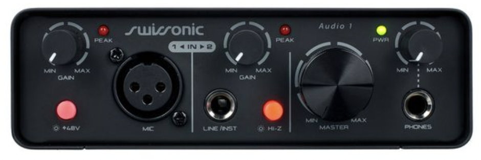 Swissonic Audio 1 : Audio 1 front