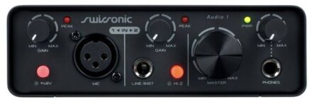 Swissonic Audio 1 : Audio 1 front Swissonic Audio 1 : Audio 1 front