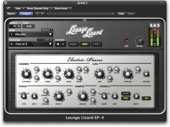 Applied Acoustic Systems Lounge Lizard 4 Applied Acoustic Systems Lounge Lizard 4