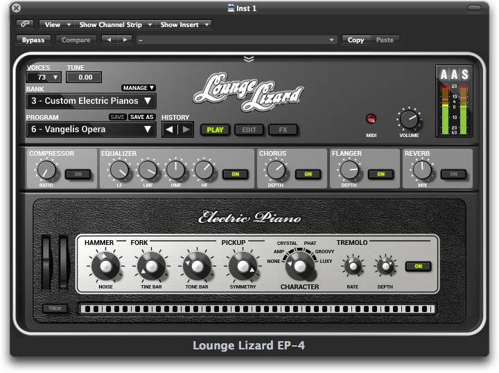 Applied Acoustic Systems Lounge Lizard 4