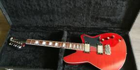 Reverend Bayonet RA90 Wine Red Flame
