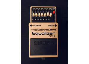Boss GE-7 Equalizer - The Clairvoyant - Modded by MSM Workshop