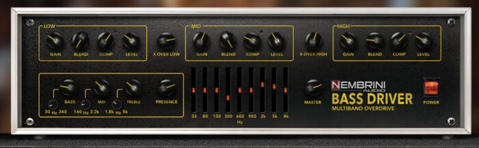 Nembrini Audio Bass Driver Multiband Overdrive Bass Amplifier : Nembrini Audio Bass Driver Multiband Overdrive Bass Amplifier (76835)