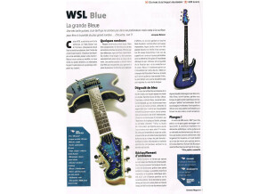 WSL Guitars Deep Blue