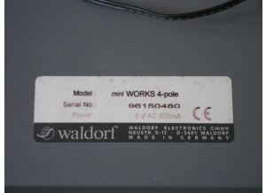 Waldorf Mini Works 4POLE (64295)