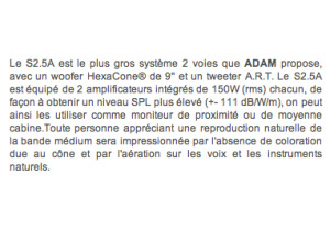 ADAM Audio S2.5A