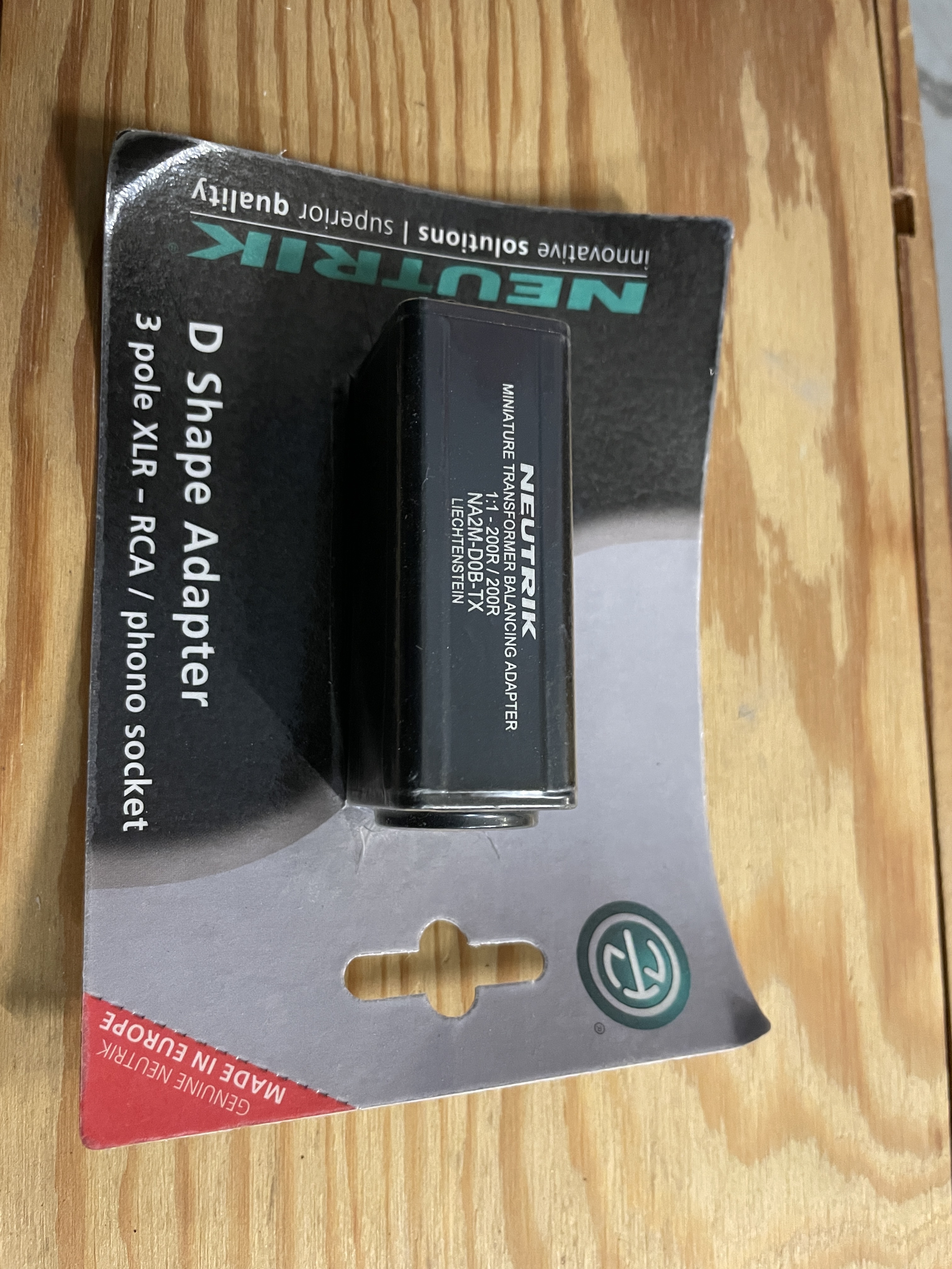 Vend DI Neutrik passif