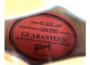 Gibson ES-335 Dot Plain Gloss (36235)
