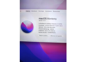 Apple MacBook Pro Retina 15.4'' Intel Core i7 2.8 GHz RAM 16Go SSD 1To