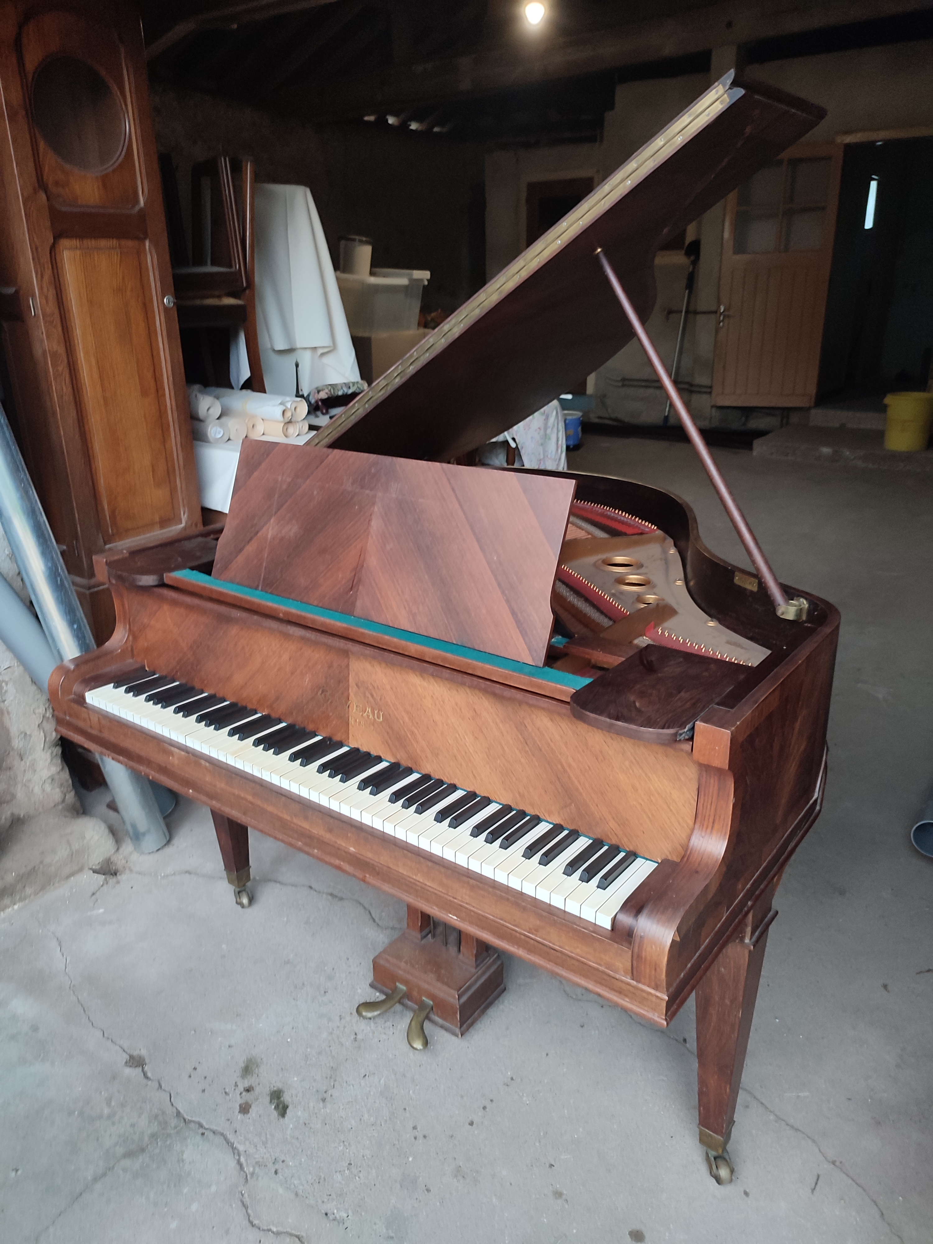 Piano 1/4 queue GAVEAU 1926