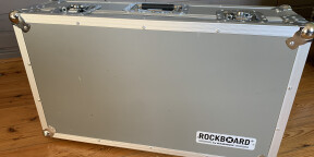 PACK ROCKBOARD SOUS GARANTIE: pedalboard Quad 4.2 with Flightcase + MOD 1 Patchbay + The Tray