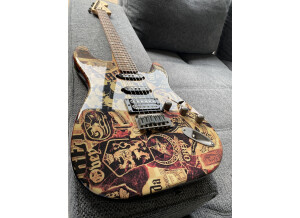 Squier Obey Graphic Stratocaster Collage