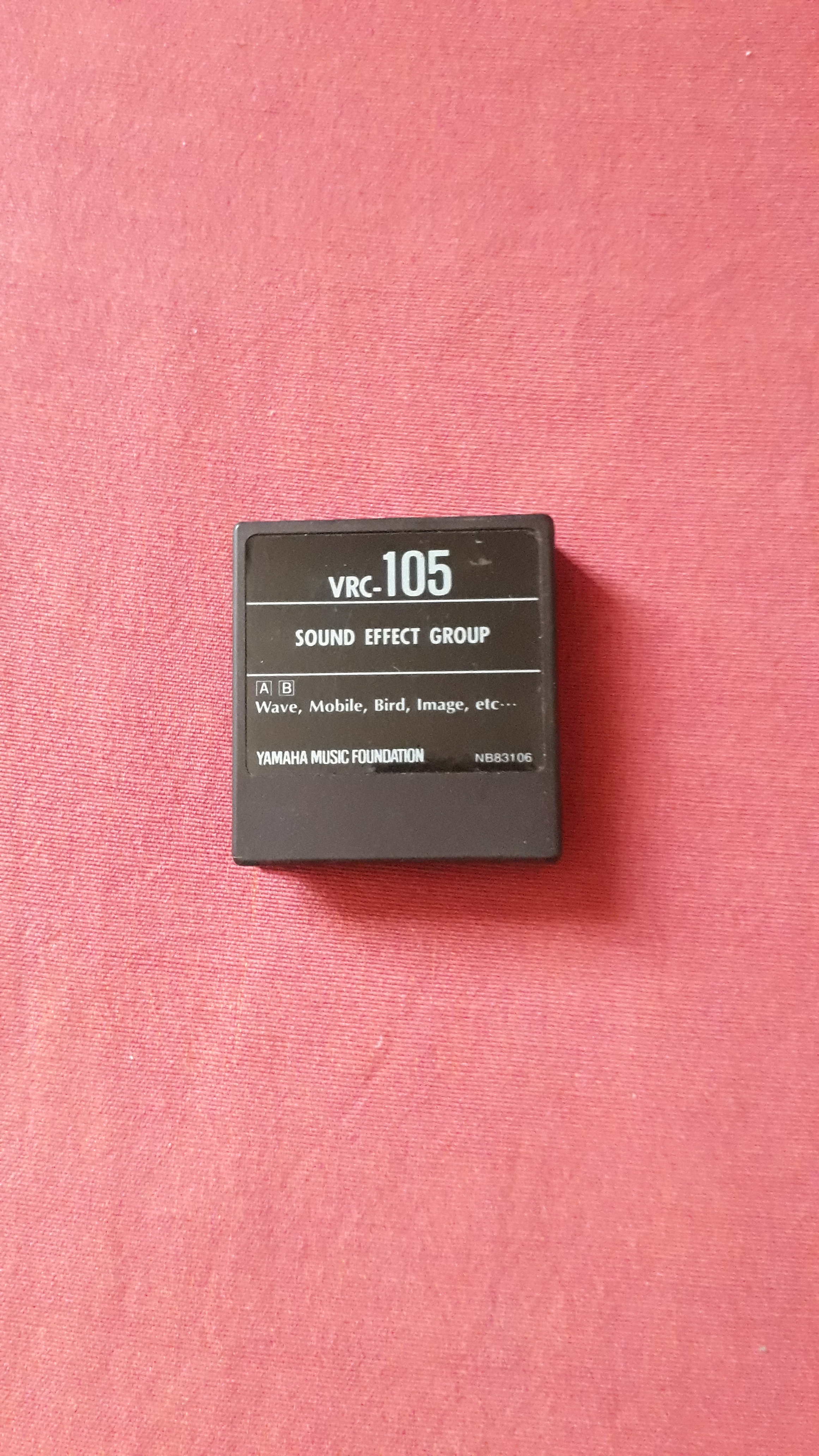 Vends YAMAHA DX7 Voice ROM VCR- 105