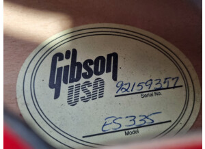 Gibson ES-335 Dot Plain Gloss (6944)