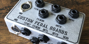 Pb6 : stereo patch box // custom pedal boards