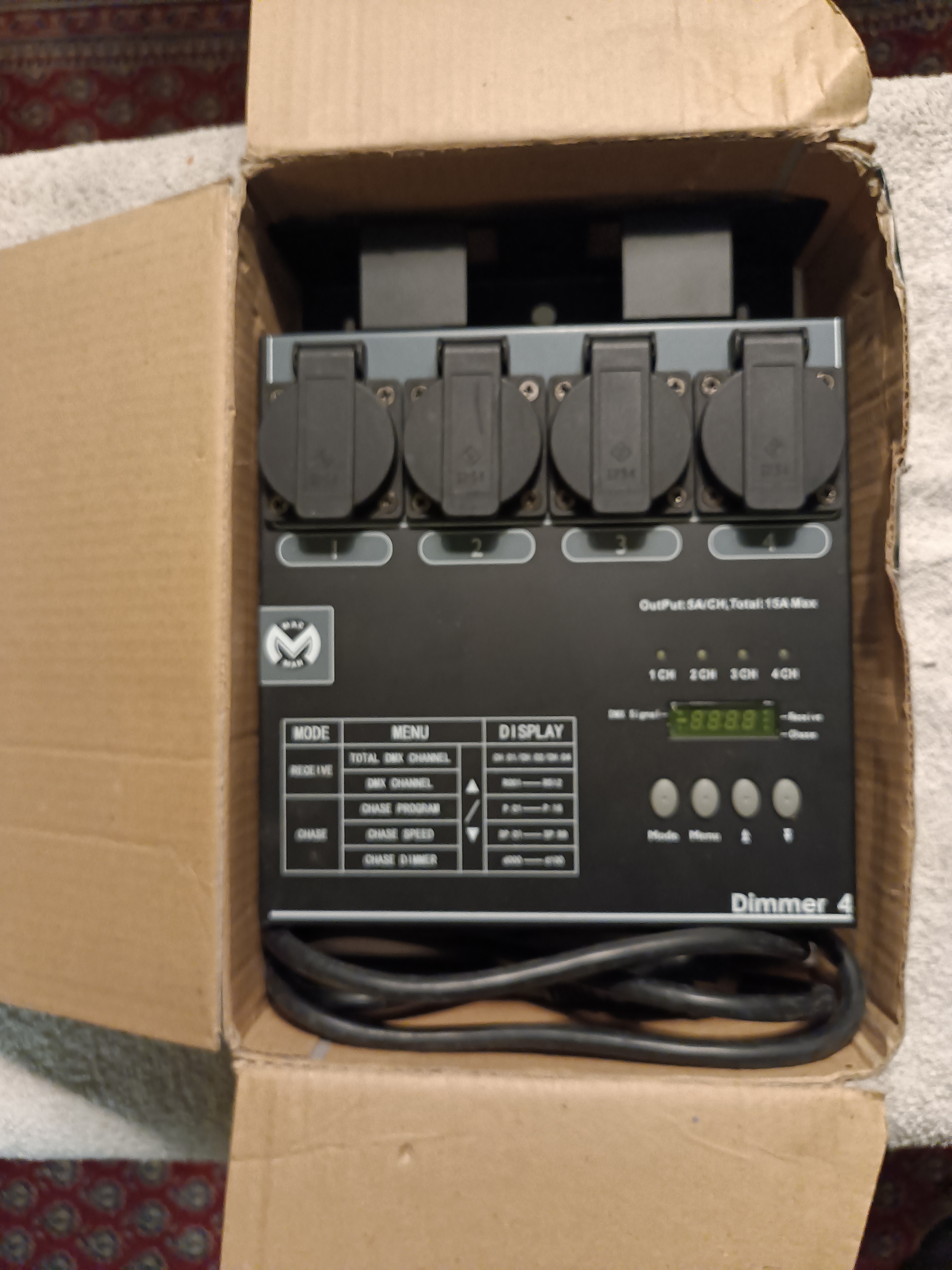 Bloc dimmer 4 Mac Mah