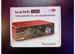 Focusrite Scarlett Solo G3 (95955)