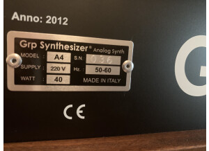 Grp Synthesizer A4 (80610)