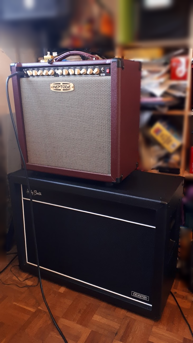 Harley Benton G212Plus V30/Creamback