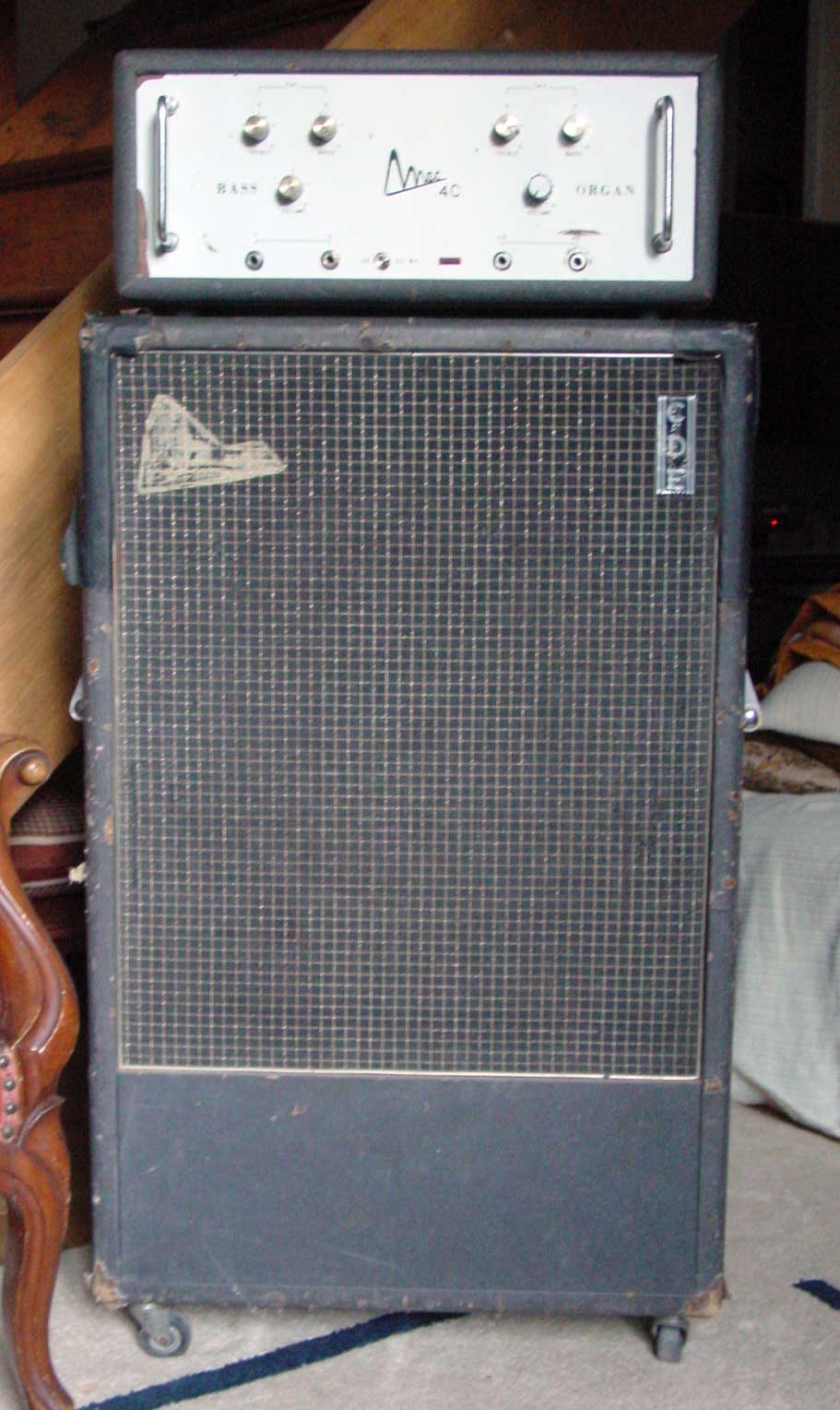 Ampli tout lampe Basse+Orgue 1963