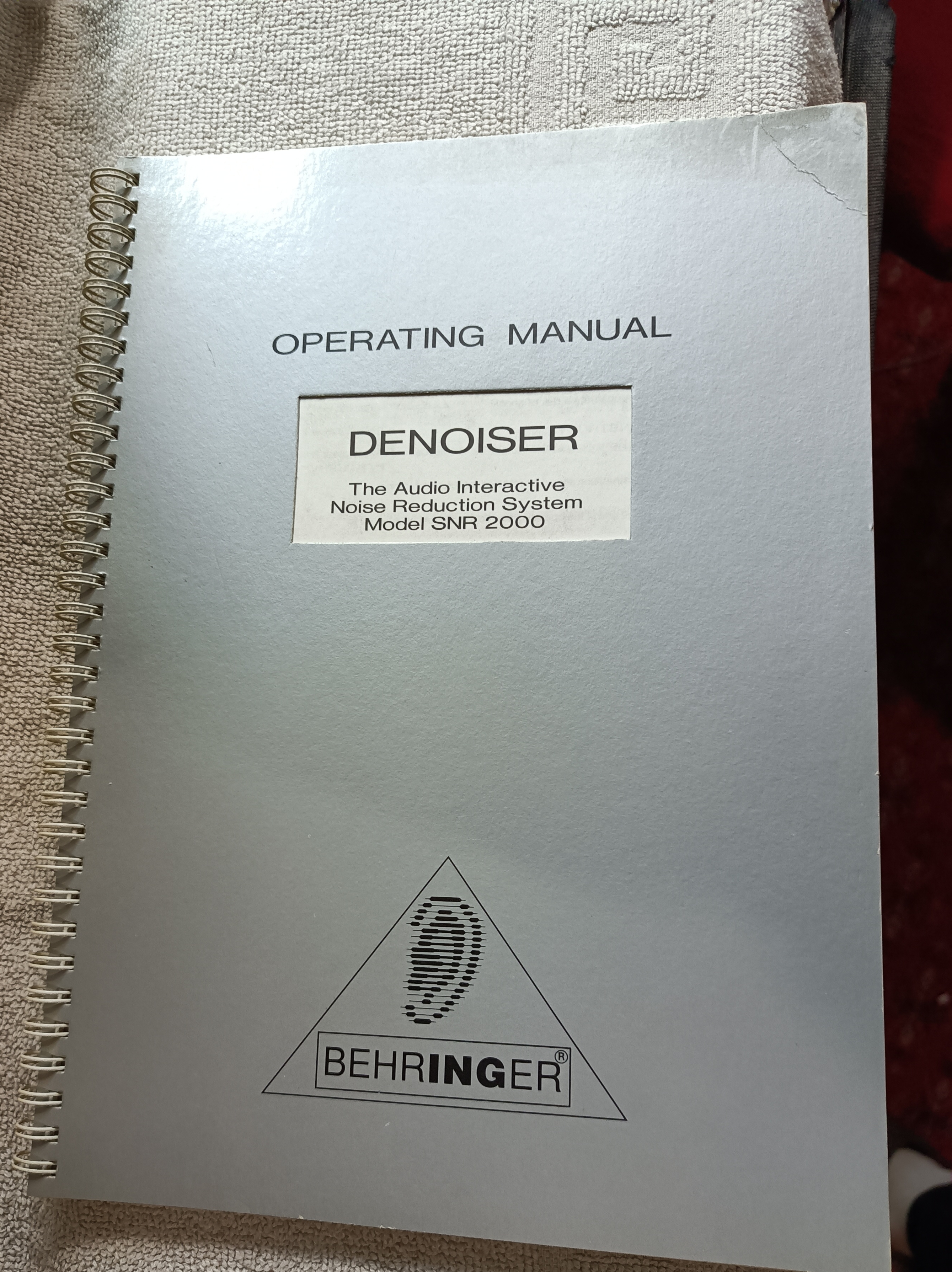 Behringer denoiser snr 2000