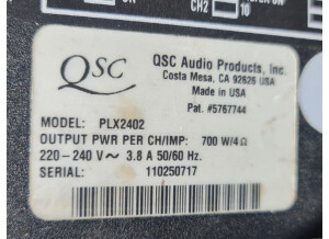 QSC PLX2402 (98568)