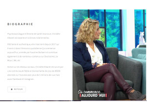 Christèle Albaret - site officiel - biographie 2023