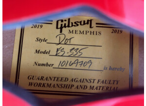Gibson ES-335 Dot Plain Gloss (61421)
