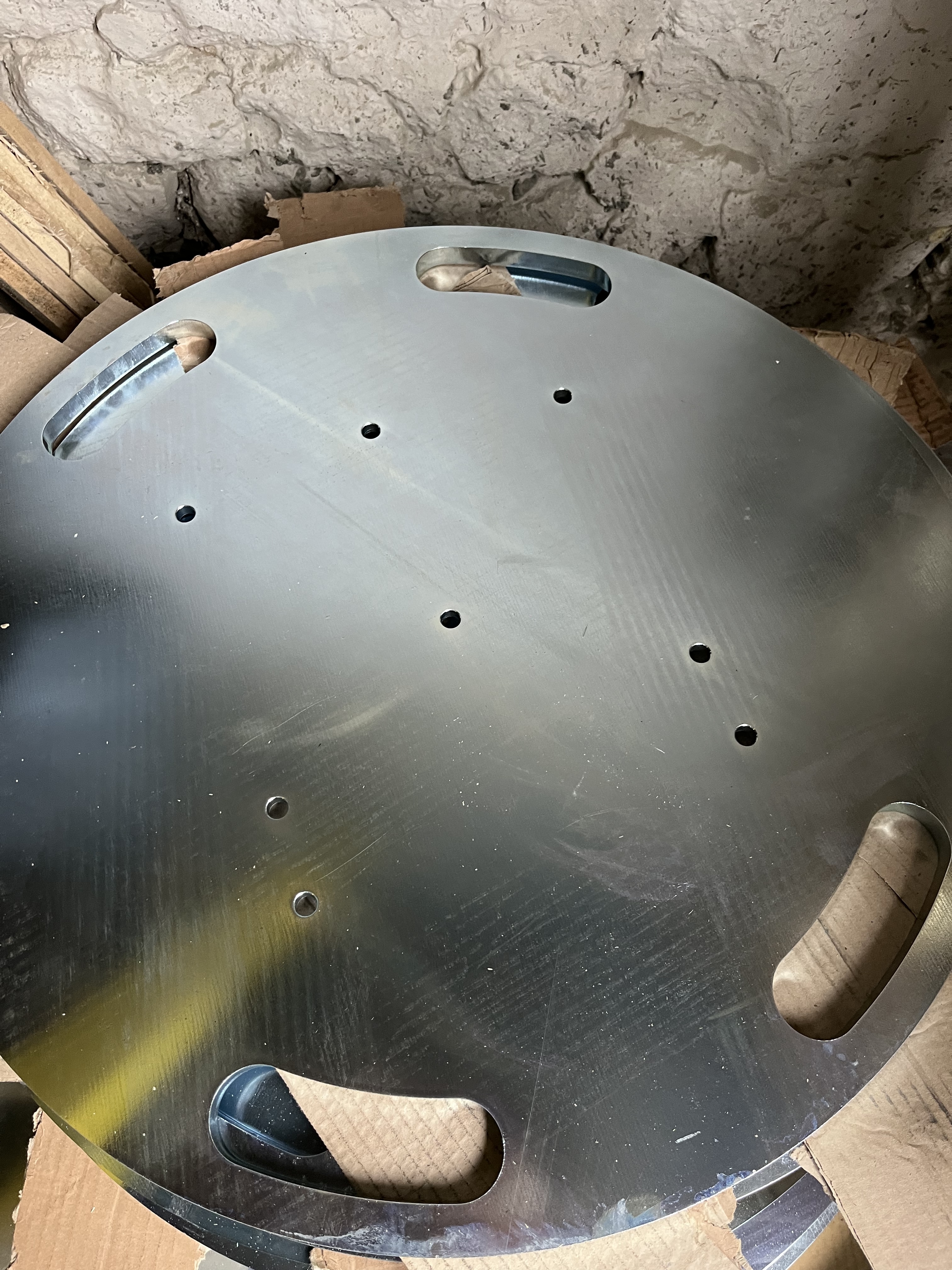 Embase lourde asd eml 259 diamètre 800 poids 57 kg 