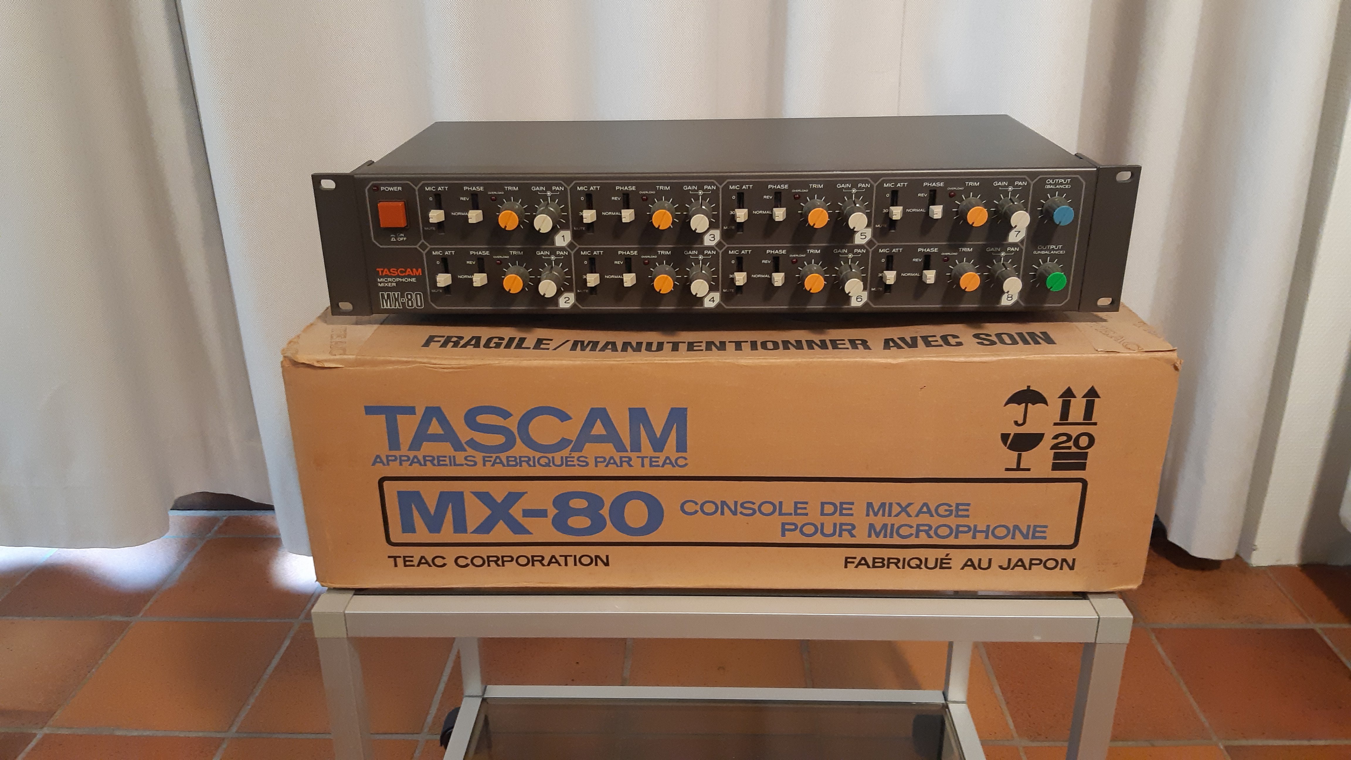 Pictures and images Tascam MX-80 - Audiofanzine
