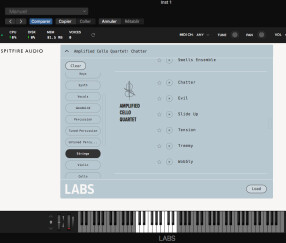 Spitfire Audio LABS Amplified Cello Quartet