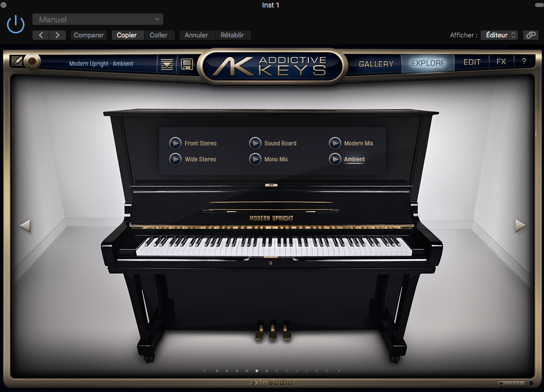 XLN Audio Addictive Keys Modern Upright