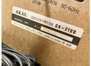 AKAI GX210D 6886