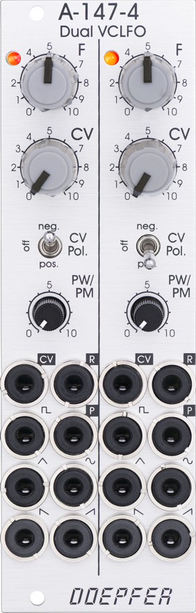 Doepfer A-147-4 Dual VCLFO : A-147-4 Dual VCLFO