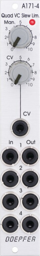 Doepfer A-171-4 Quad Voltage Controlled Slew Limiter : A-171-4 Quad Voltage Controlled Slew Limiter