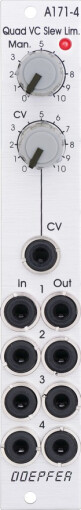 Doepfer A-171-4 Quad Voltage Controlled Slew Limiter : A-171-4 Quad Voltage Controlled Slew Limiter Doepfer A-171-4 Quad Voltage Controlled Slew Limiter : A-171-4 Quad Voltage Controlled Slew Limiter