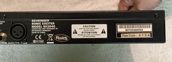 Behringer Sonic Exciter SX3040 (83088)