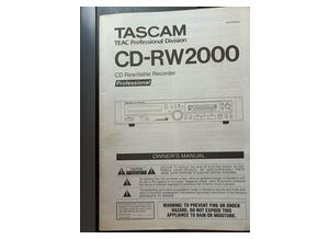 Tascam CD-RW2000 v3 (74693)