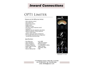 Inward Connections OPT1A (93963)