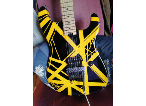 EVH Wolfgang Special Striped Black and Yellow